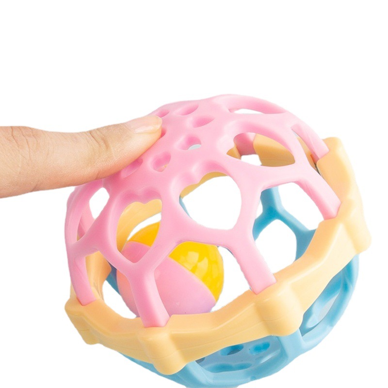Newborn Rattle Educational Toy for Early Learning and Soothing, Baby Teething Toy for Chewing and Grasping Training