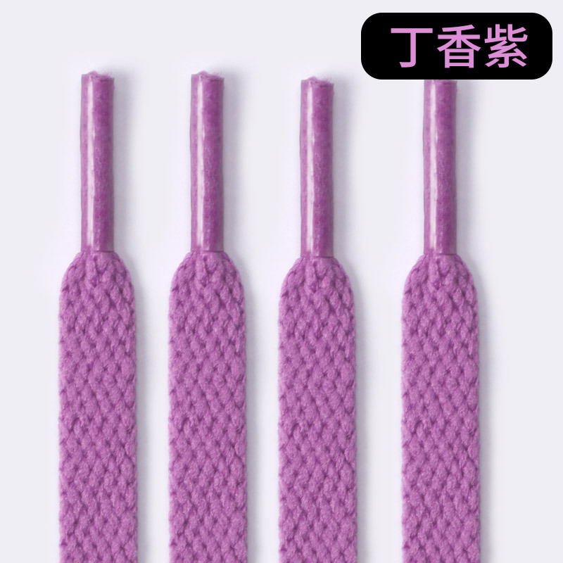Picture of Wild elephant shoelaces wholesale single flat sneaker canvas basketball board shoes powder black gray color white shoelace rope a pair