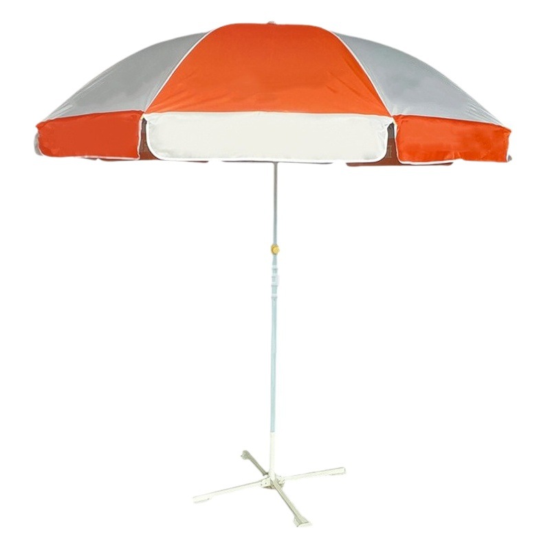 Beach Umbrella Large Outdoor Stall Parasol Sunshade Courtyard Umbrella Windproof Foldableing Umbrella Printed Logo Advertising Umbrella