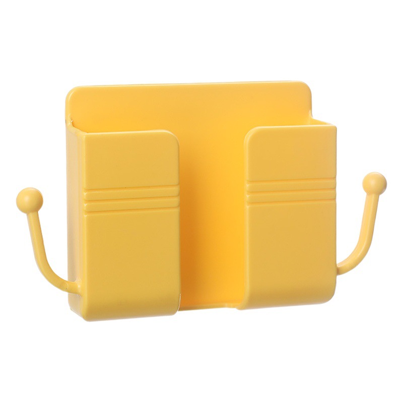 Hole-Free Wall-Mounted Storage Box, Multi-Functional Remote Control Mobile Phone Charging Storage Box, Wall-Mounted Storage Box