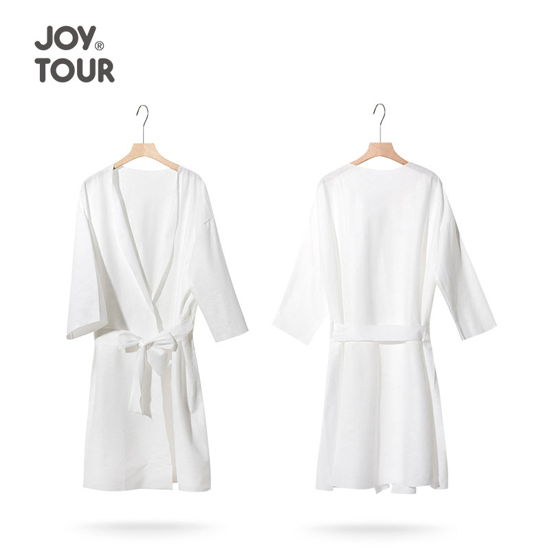 Picture of Hotel disposable bathrobe adult bath absorbent quick-drying portable travel Hotel beauty salon special pajamas wholesale