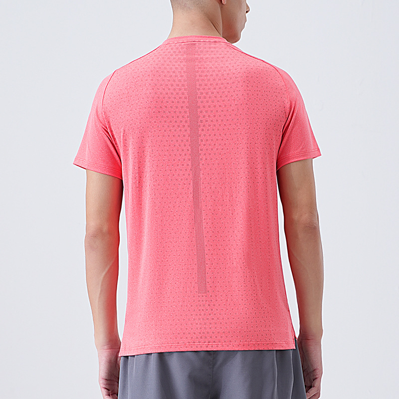 Picture of Men's summer outdoor quick-drying T-shirt new sports running training workout clothes cool round neck short sleeve quick-drying clothes