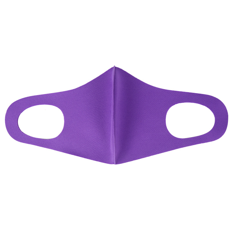 Picture of [Japanese Style] Dust-proof Ice Silk Cotton Knitted Black Masks Wholesale Breathable Washable Masks for Men and Women in Spring, Summer, Autumn and Winter