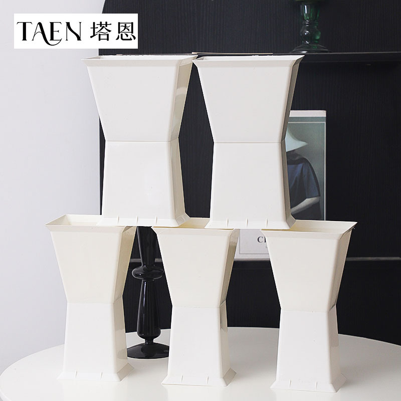 Tane Fangdundun Flower Arrangement Artifact Flower Fixed Base Small Heightened Bouquet Flower Arrangement Quiver Flower Artifact