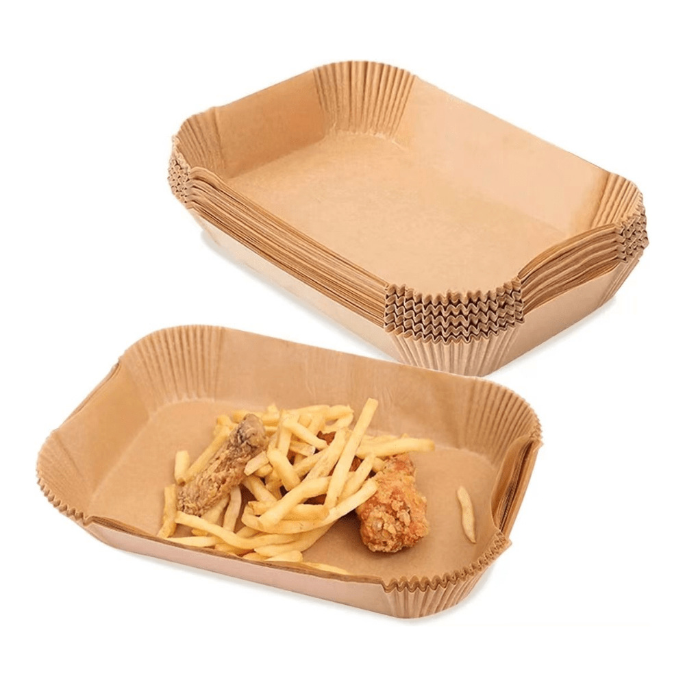 Picture of Cross-Border Air Fryer Paper Oil-Absorbing Paper Food-Specific Silicone Paper Baking Paper Plate Square Air Fryer Special Paper