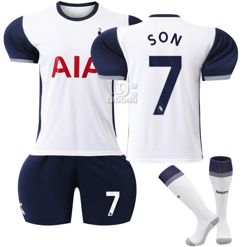 2425 New Season Tottenham Hotspur Home 7 Sun Xingu Jersey suit Football Suit 10 Madison Clothes Factory