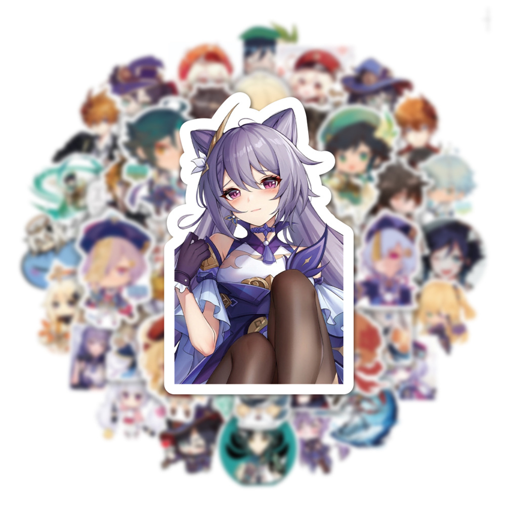 Picture of 50 New Original God graffiti stickers electric car bicycle water cup computer notebook electric car stickers stickers