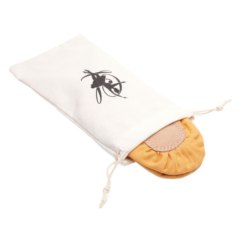 Cross-border foreign trade dance shoes storage bag canvas bundle pocket dustproof bag ecological environmental protection canvas bag 13x27cm