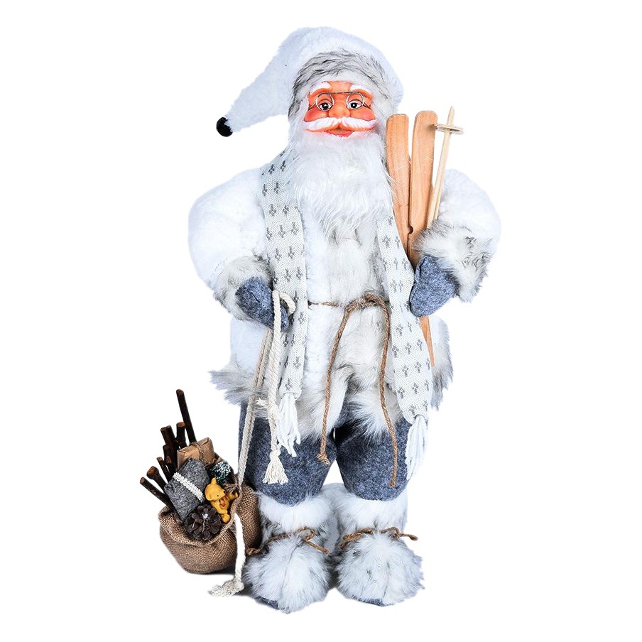Christmas supplies cute white Santa Claus ornaments doll toy fashion home Christmas decoration Santa Claus