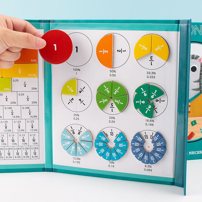 Picture of Little lion magnetic score plate demonstrator molecular denominator cognitive addition and subtraction third grade primary school mathematics score