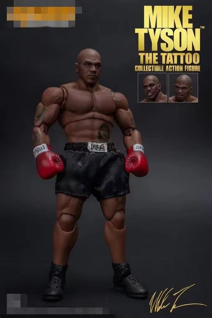 Picture of Direct selling in stock boxing champion 1 generation 2 generation Tyson Ali boxing champion Mike Tyson three head carving movable hand