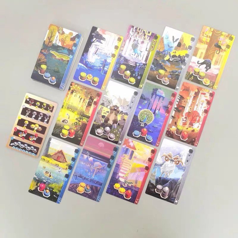 Picture of Bgg High Score Harmonies Get Along Party Puzzle Card Family Board Game Light Strategy Chinese and English Bilingual