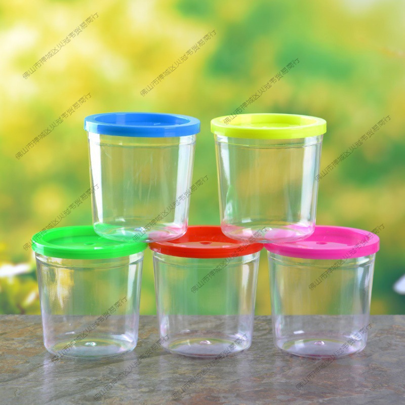 Children's Plastic Fish Tank Stall Mini Portable Small Fish Tank Transparent Turtle Box Big Yellow Duck Turtle Bottle Fish Bottle Cup