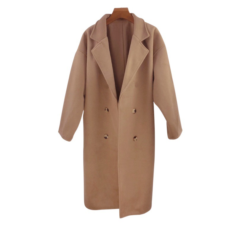 Picture of Cross-border AliExpress Woolen Coat Women's Autumn and Winter New Woolen Coat for Petite Hepburn Style Korean Style
