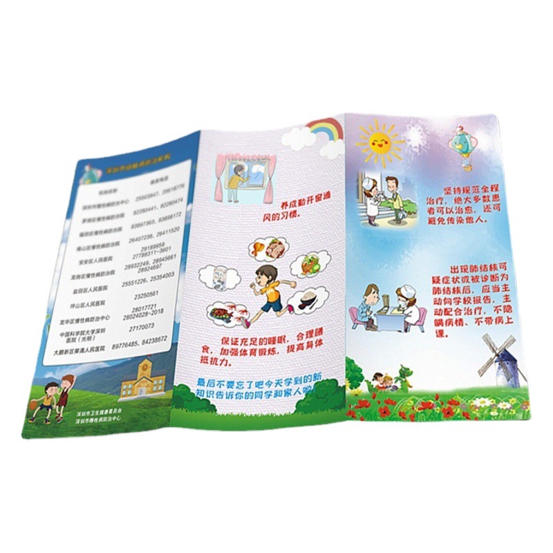 Enterprise promotional album printing manufacturers printing product brochures color pages leaflets folding posters