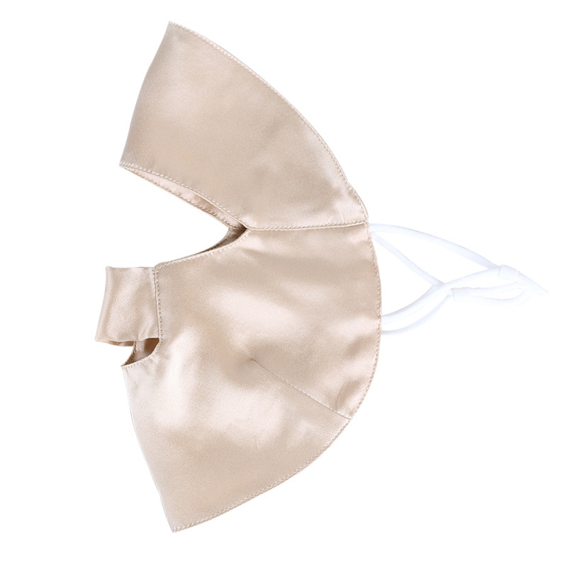 Picture of Silk sun mask sleep breathable full face cover summer UV mask mulberry silk oil smoke-proof veil for women
