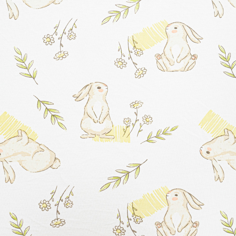Picture of 195g day bamboo fiber knitted cotton wool cloth 70 bamboo 30 cotton knitted bamboo cotton baby climbing clothes sleeping bag summer cool quilt fabric