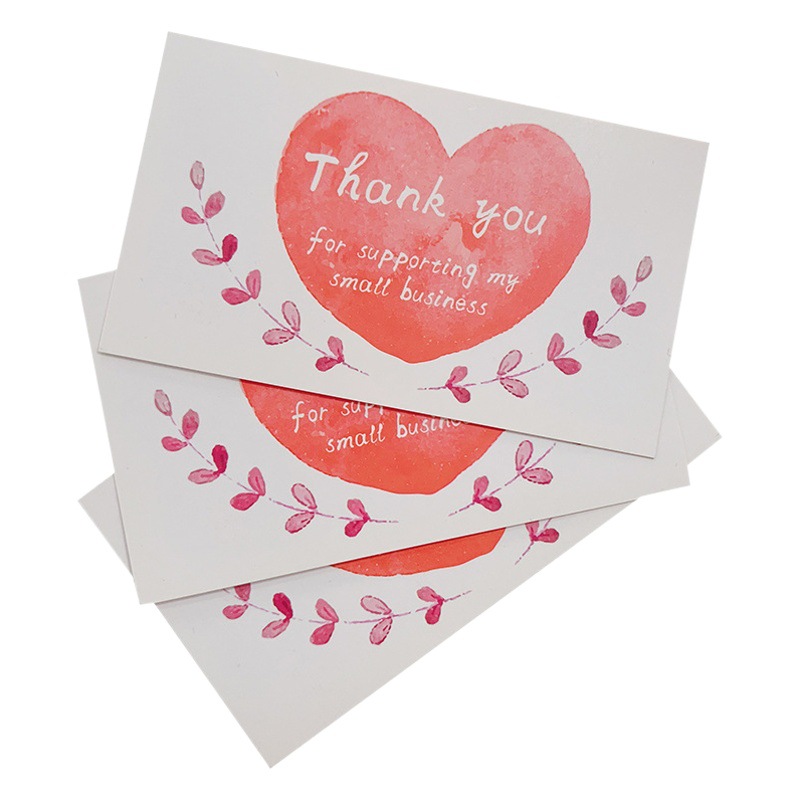 Creative Export Card Printing Ins Gold Stamping Card Cross-Border E-Commerce Thank You After-Sales Card Amazon Christmas Greeting Card