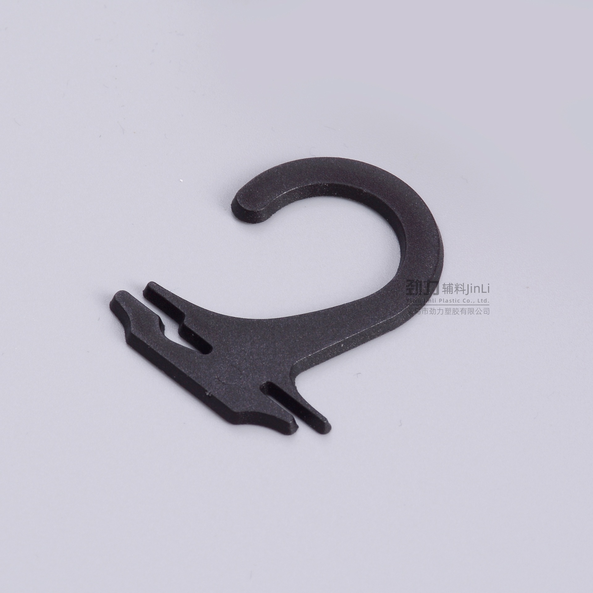 Picture of Spot plastic socks hook black flat hook socks hook question mark hook underwear display box packaging hook