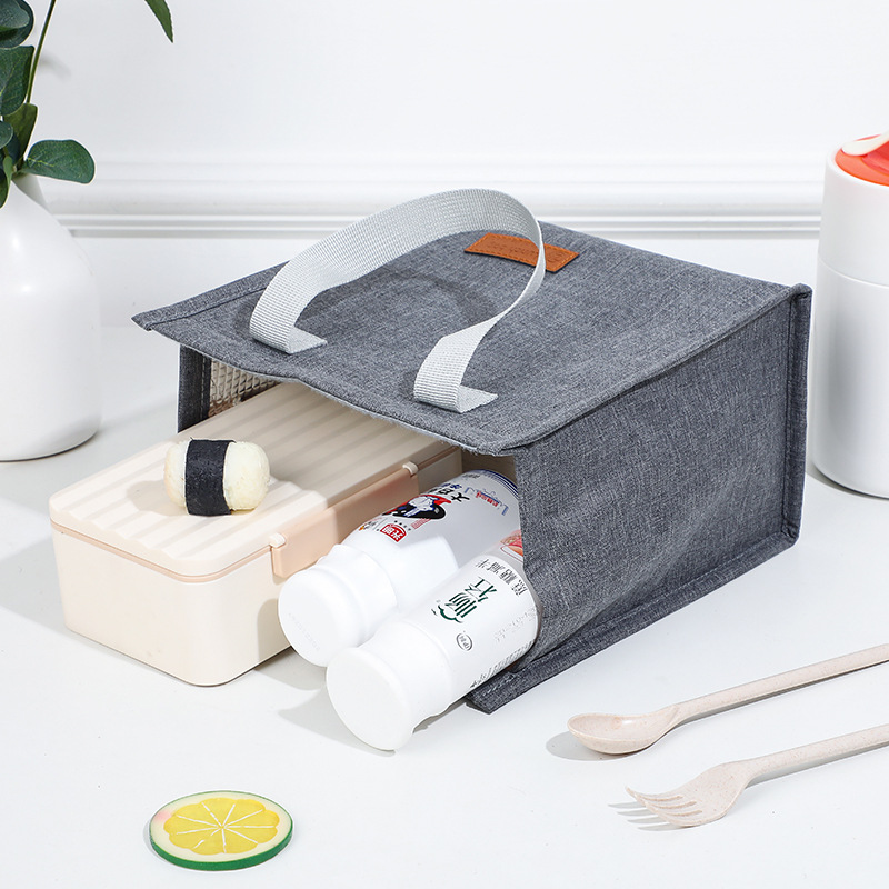 Picture of Large Thickened Lunch Box Bag for Office workers with Meal Lunch Bag Student Portable Insulation Bag Lunch Box Bag Waterproof Preservation Bag