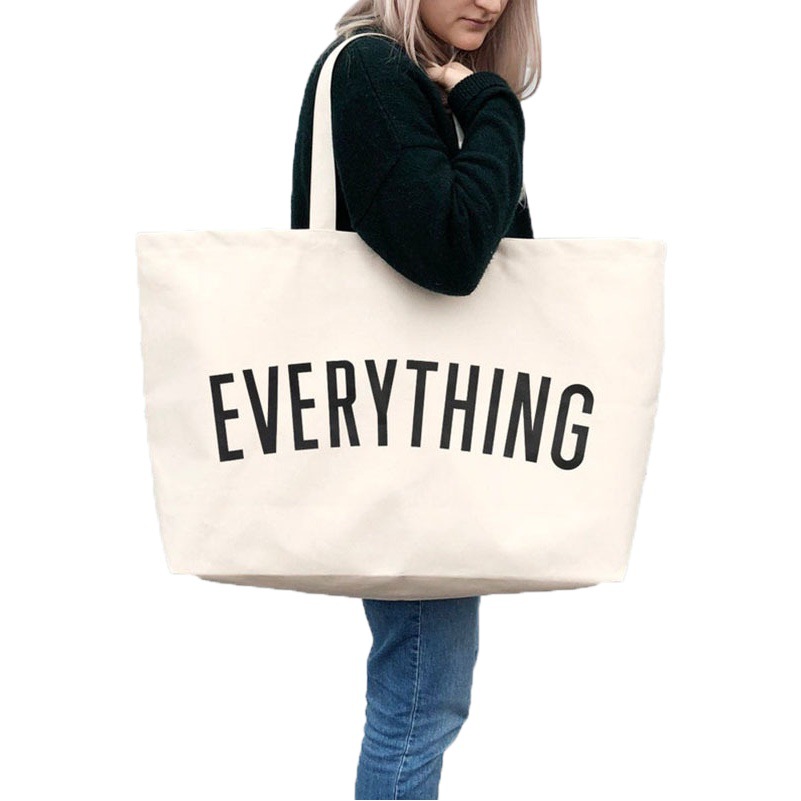 Spot Wholesale Shopping Tote Bag Flower Weekend Travel Bag Fashion Giant Canvas Bag Extra Large Toth Bag