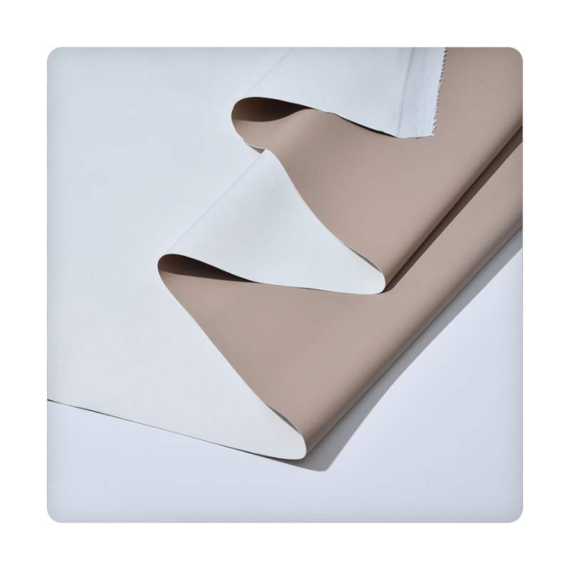 Picture of Wholesale Elastic Skin-Feel Matte Pu Garment Leather Plain Eco-Friendly Soft Edge Leather Material Fabric in Stock