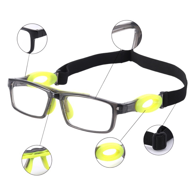 Factory spot 050 basketball football badminton eye protection sports glasses optical frame riding glasses can match myopia