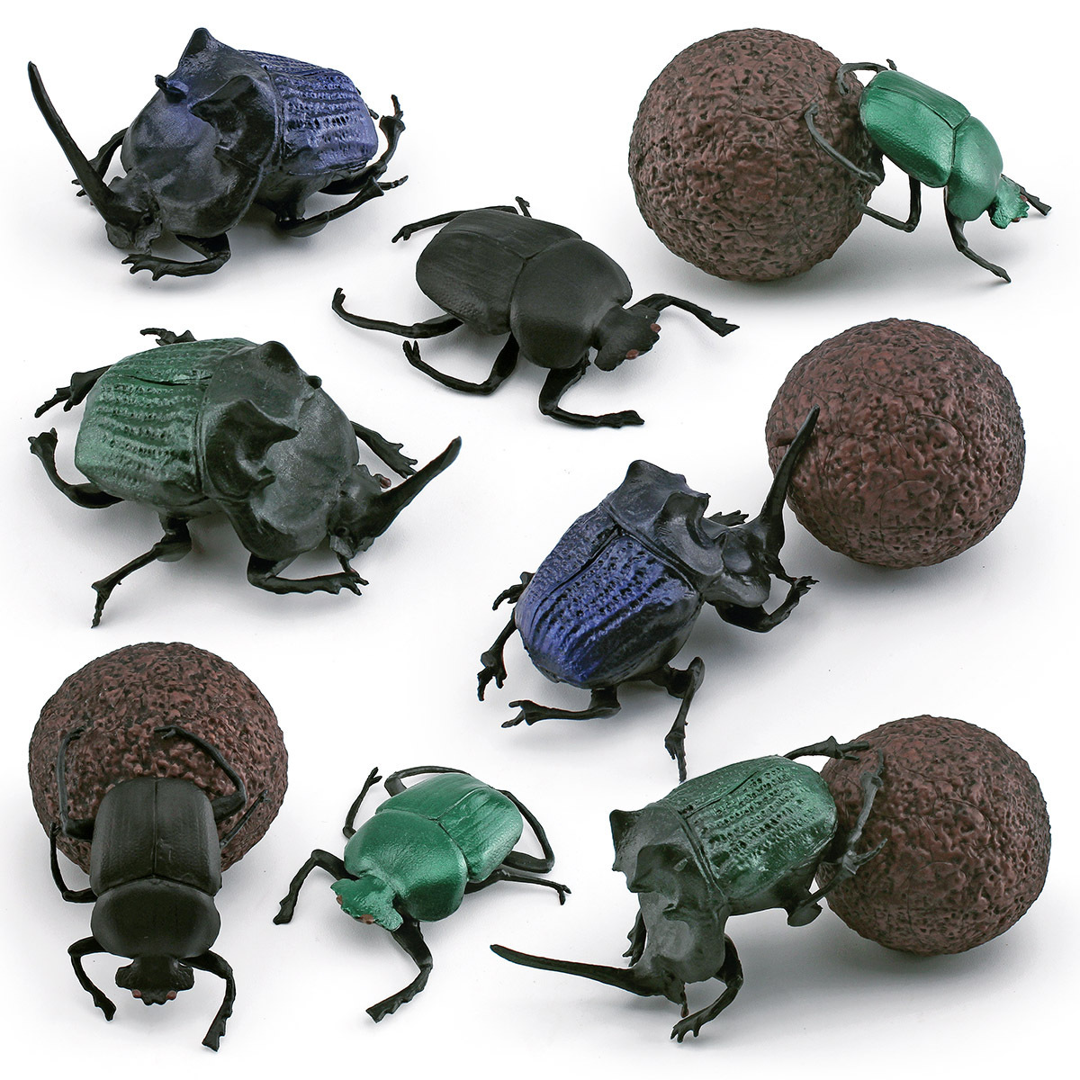 Cross-border simulation insect wild animal dung beetle model children's cognitive dung beetle sand table decoration ornaments