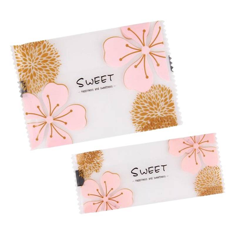 Snowflake Crispy Packaging Bag Nougat Candy Bag Cranberry Cookie Bag Cookie Machine Sealing Bag Factory Spot Wholesale