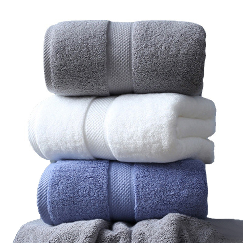 Picture of Factory wholesale cotton thick 800g bath towel long staple cotton 80*160 beach towel adult increase absorbent hotel bath towel