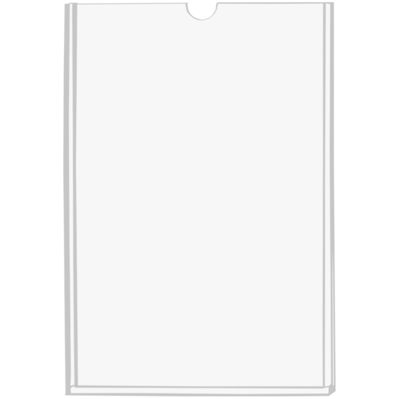 Picture of Double-layer A4 card slot publicity column card set display rack box transparent A5 display board wholesale acrylic card slot sticky photo frame