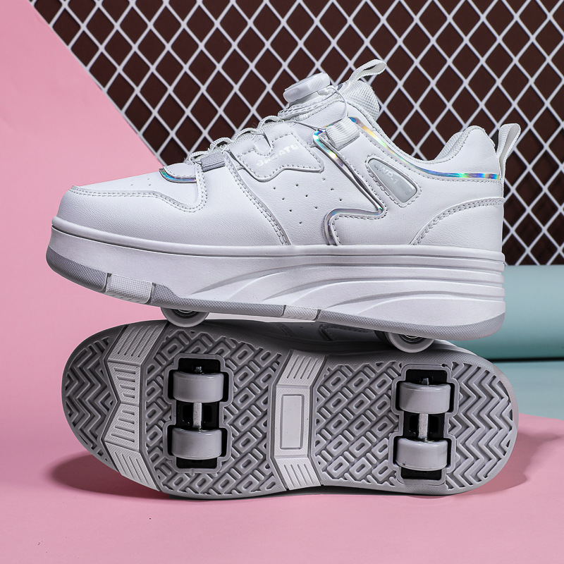 Directly Sold by the Manufacturer, Unisex Four-Wheel Detachable Shoes with Detachable Wheels, Suitable for Foreign Trade