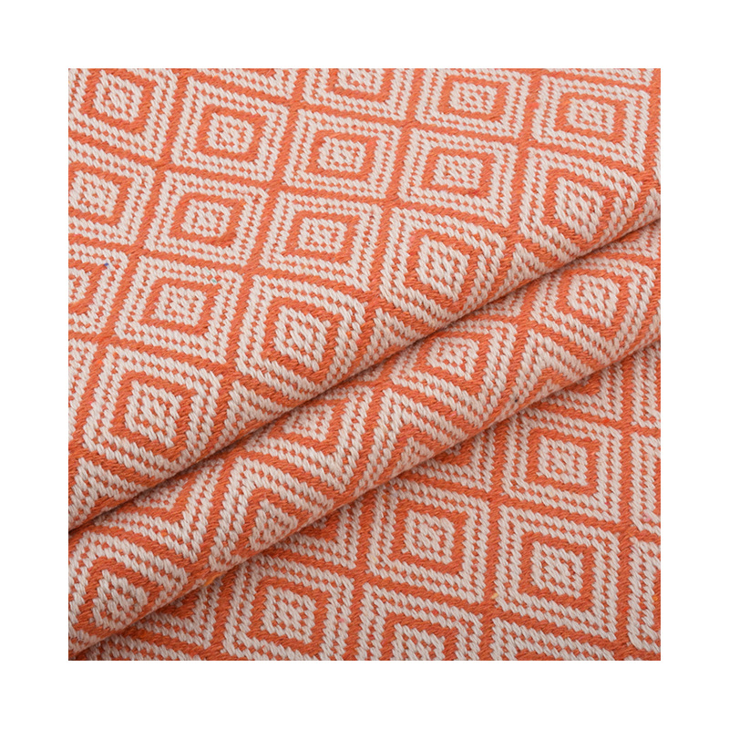 Picture of Diamond Plaid Yarn-Dyed Jacquard Fabric Polyester Cotton Two-Tone Blend Imitation Bags Shoes Hats Handbag Fabric
