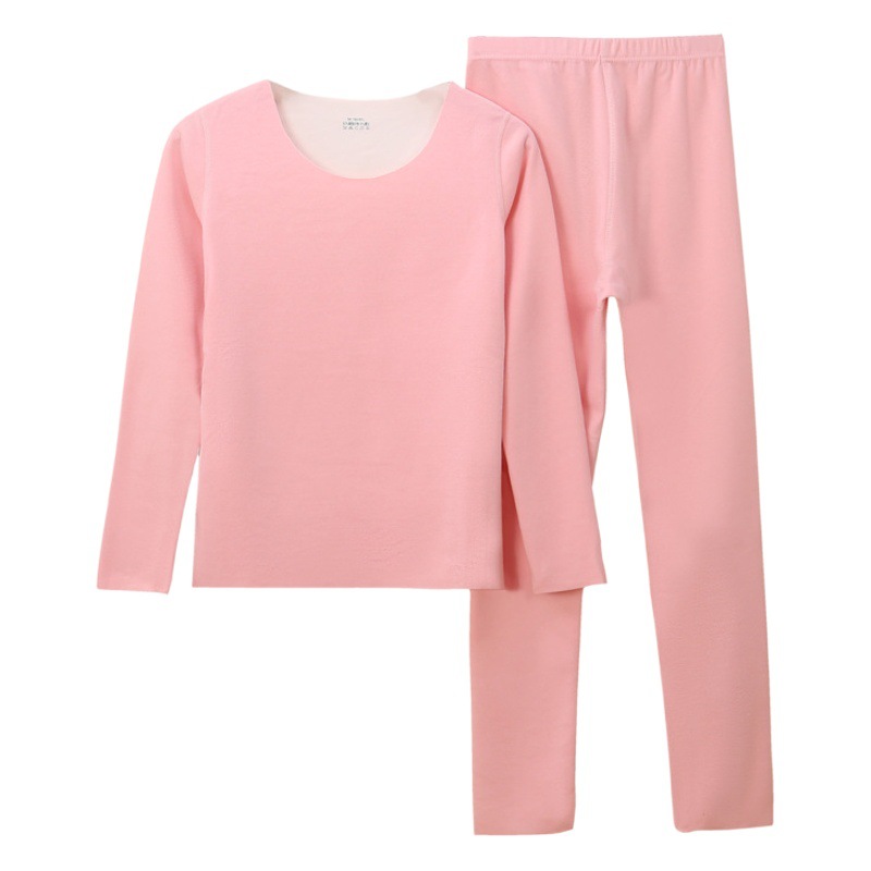 2025 New Ab Double-Sided Velvet Seamless Thermal Underwear Set Women's Constant Temperature Autumn Clothes Autumn Pants Winter Bottoming Shirt