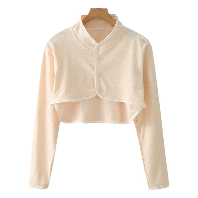 Summer cotton thin shawl waistcoat air-conditioned room windproof cold-proof warm confinement nursing protection shoulder cervical spine