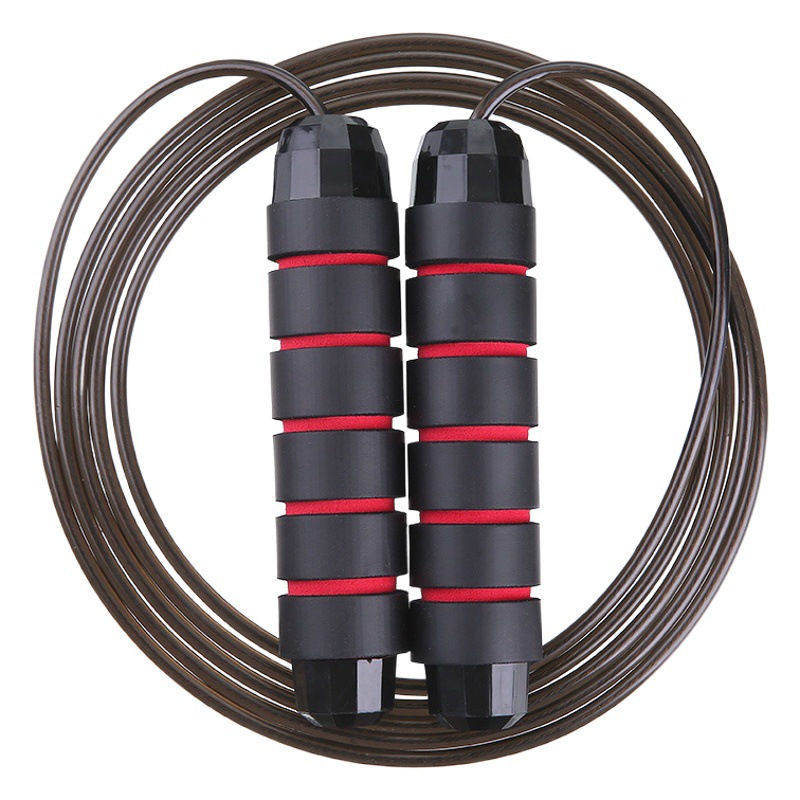 Professional weight-bearing thick bearing steel wire rope skipping adjustable adult sports weight loss student examination competition rope