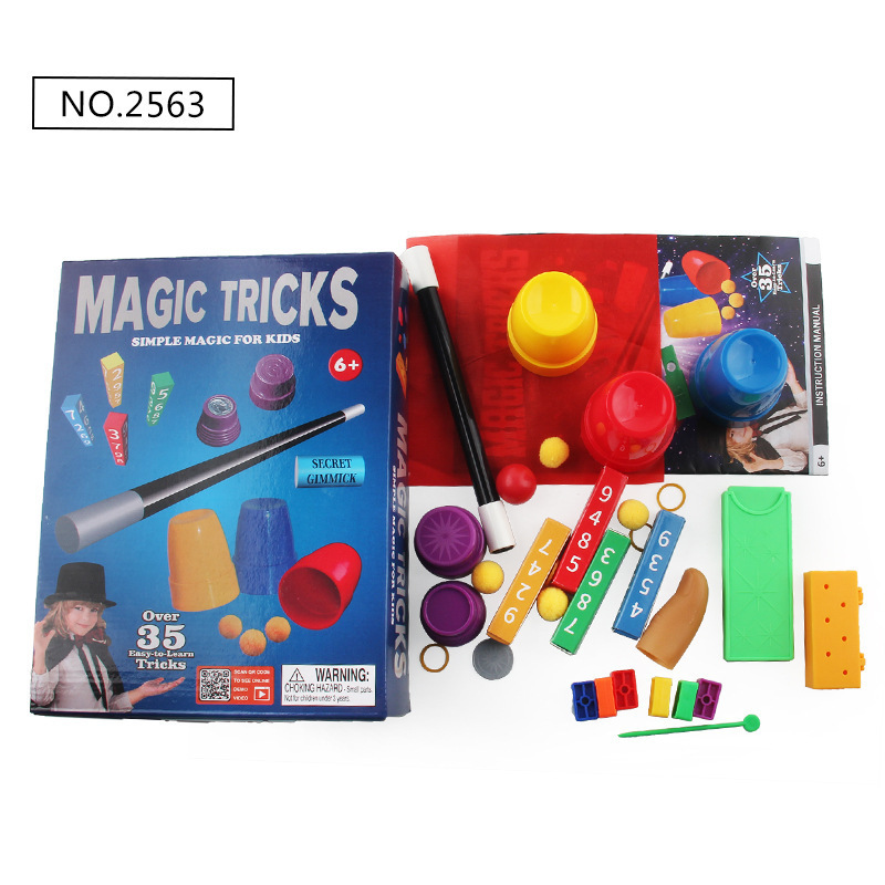 Picture of Cross-border Amazon New Strange Close-up Stage Props Children's Magic Toys Multiplayer Coin Dice Table Game suit