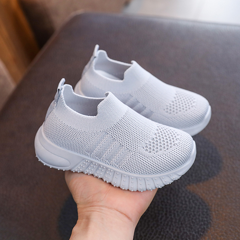 Picture of Spring and autumn light board children's shoes breathable student shoes trendy casual shoes Korean style boys and girls flying woven shoes