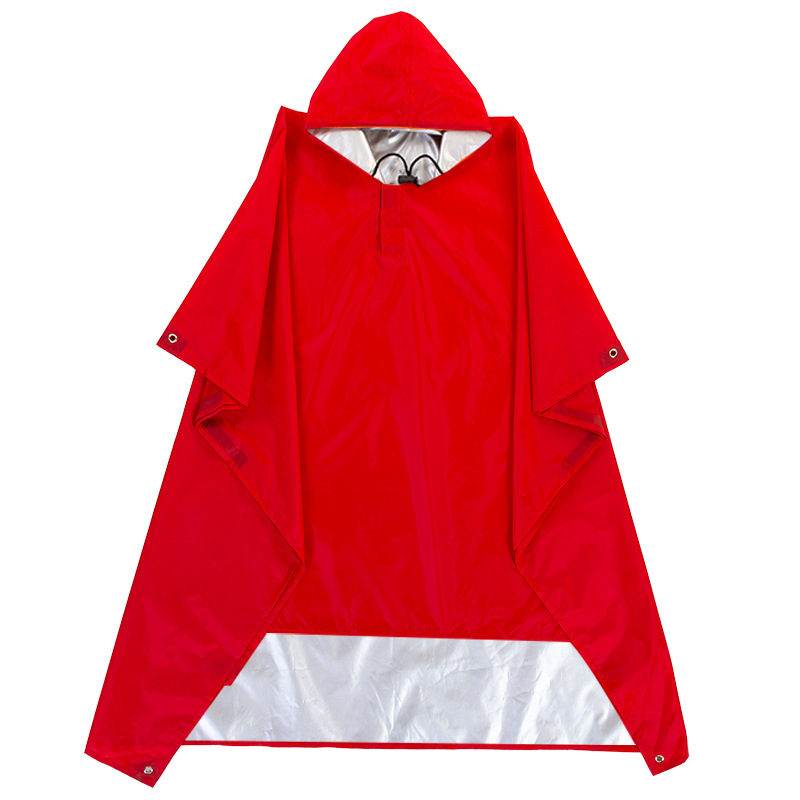 Picture of Three-in-one raincoat backpack outdoor mountaineering hiking conjoined poncho unisex multifunctional ultra-light foreign trade cross-border