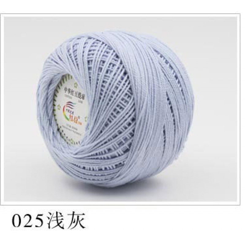 Picture of Red bean No. 3 lace cotton thread manufacturers wholesale and retail spring and summer hand-woven wool lace cotton diy