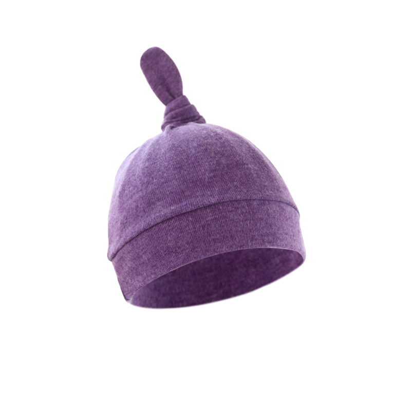 Picture of 2023 foreign trade baby pacifier hat single layer baby chirp hat baby tail hat children pullover hat