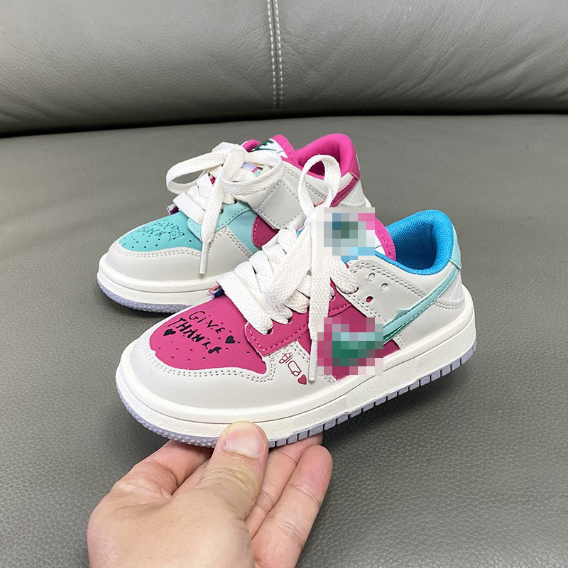 Children's Yuanyang Sneakers 2025 Autum New Boys' Non-Slip Sports Shoes Girls Ab Casual Shoes Trendy Brand Kidsren