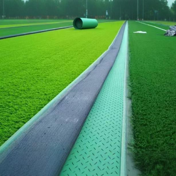 Picture of Football Court Stadium 10mm Xpe Artificial Turf Shock-Absorbing Mat Manufacturer Non-Slip Breathable Bubble Wrap