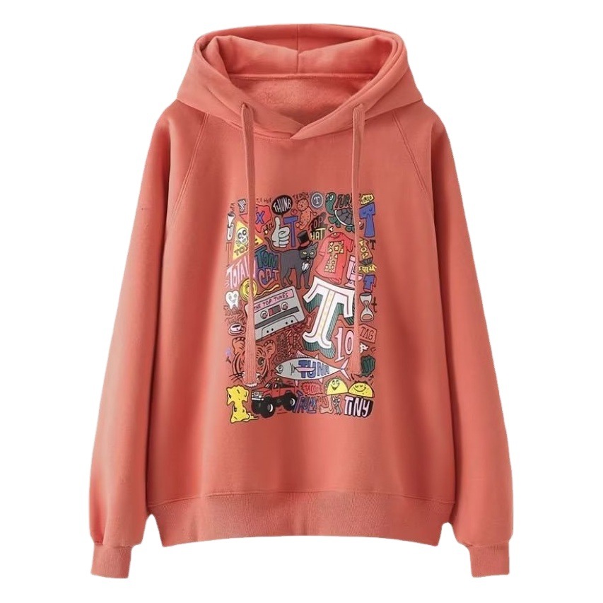 Girls' Hoodie 2023 New Autumn Children's Clothing Children's Fashionable Western Style Spring and Autumn Clothes Girls' Hooded Top
