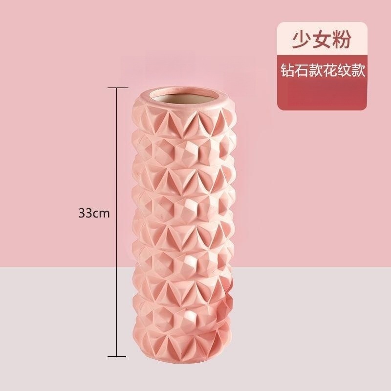 Picture of Factory sales hollow yoga column Mace EVA foam shaft muscle relaxer fitness massage stick roller barrel