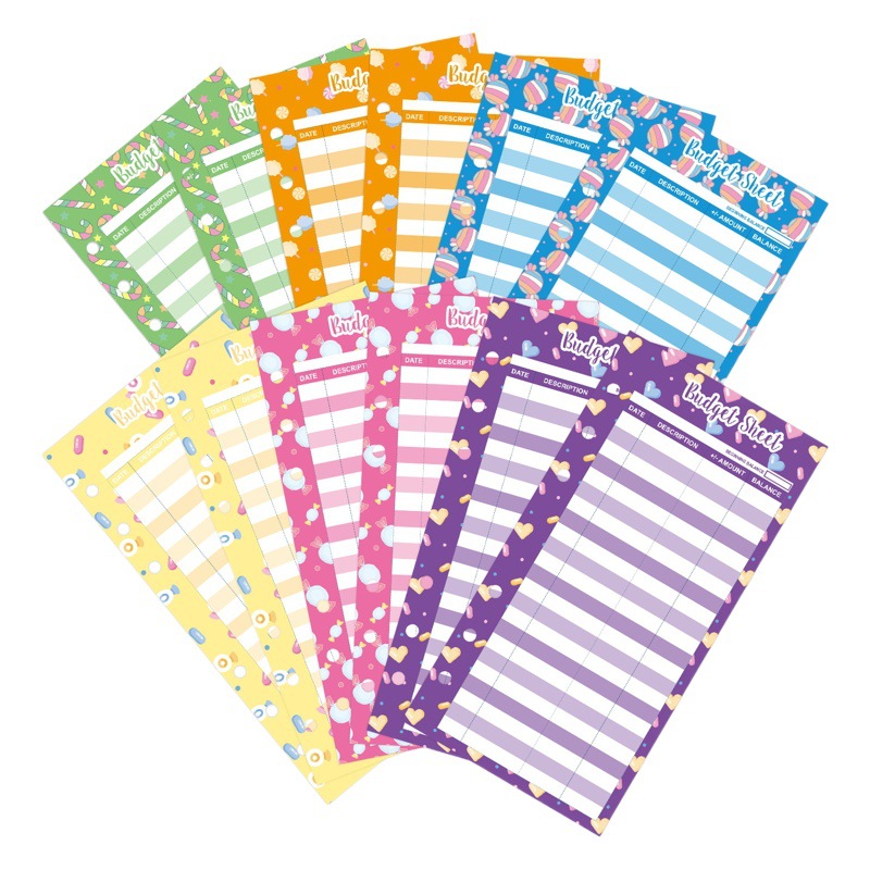 Cross-Border Cash Budget Envelope Candy Printing Punched Card Western-Style Consumer Card Wholesale Candy Printing Design