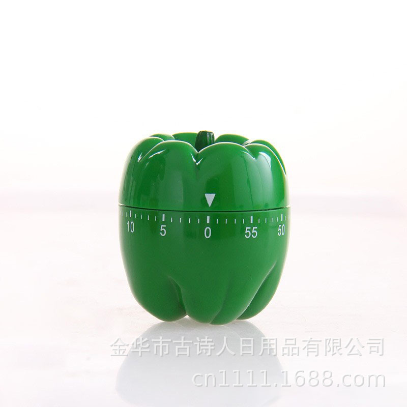Picture of Kitchen small square pendulum timer simple fashion portable 60 minutes timer reminder mechanical timer