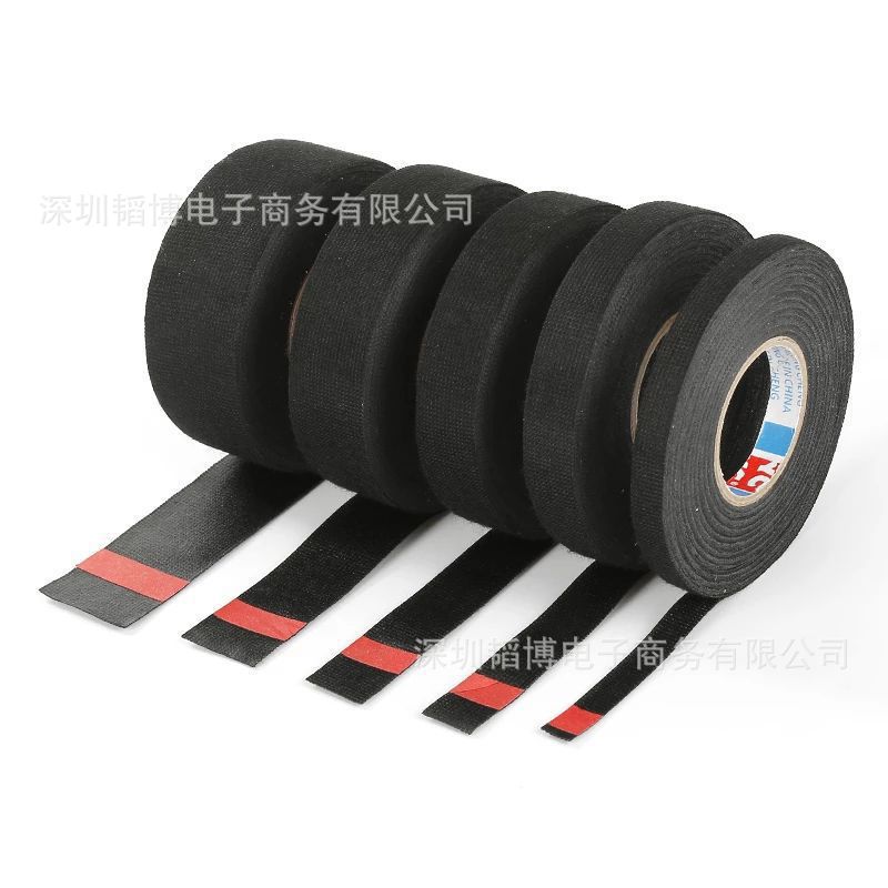 15/25m car flannel wiring harness tape cloth tape soundproof tape cloth flannel tape line management tool