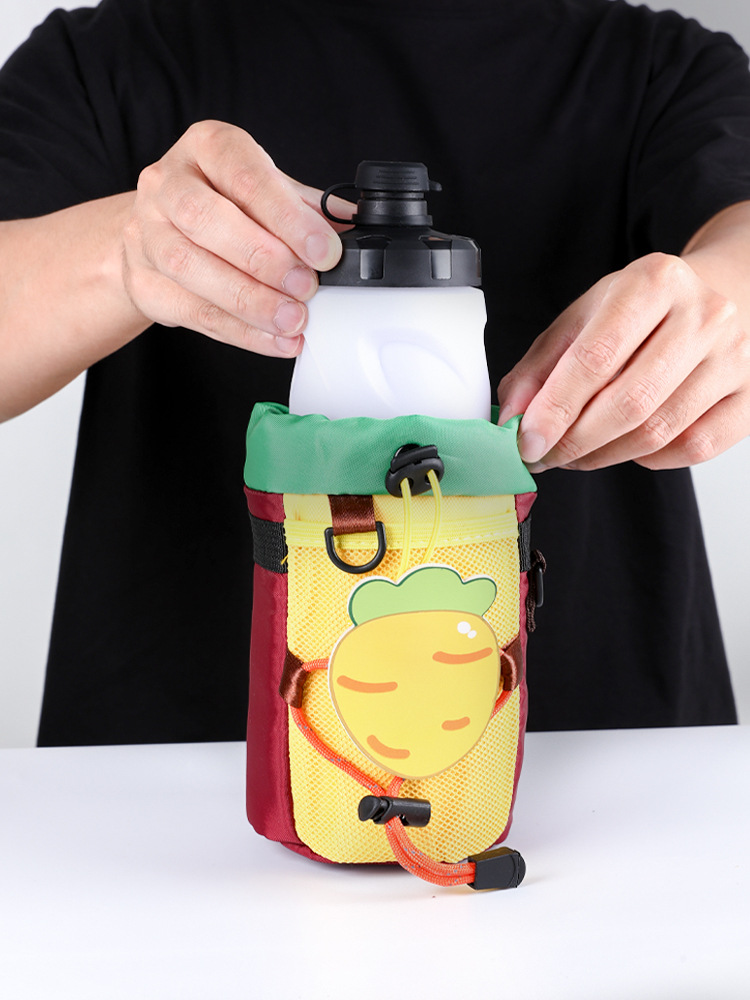 Picture of Bicycle Radish Water Bottle Bag, Front Handlebar Water Cup Bag, Handlebar Hanging Cup Bag, Cosmetics Bag, Mountain Road Bike Riding Equipment