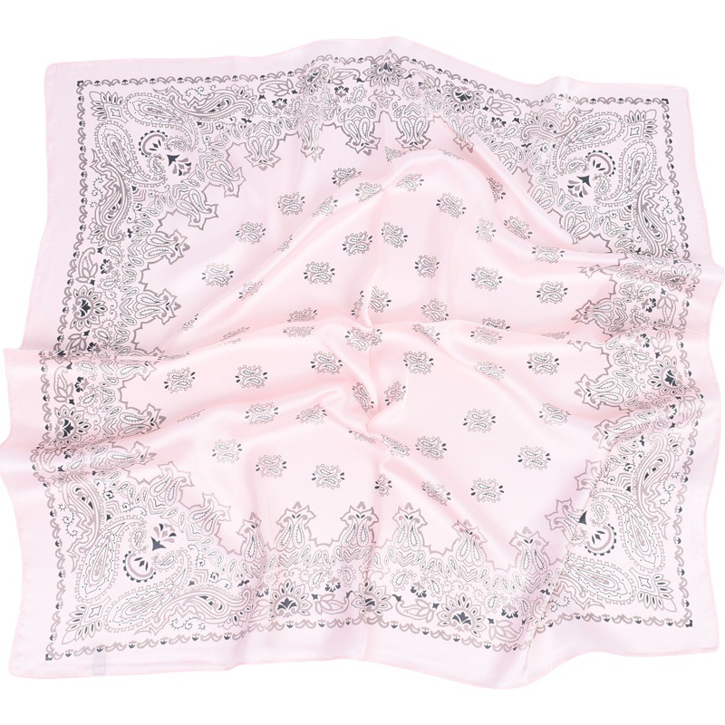 Qianlu's New Paisley Two-Color Small Cashew Satin Silk 70 Silk Scarf Wholesale Small Silk Scarf